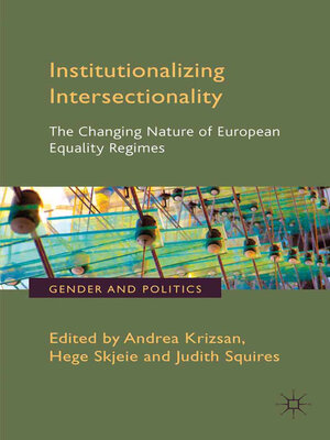 cover image of Institutionalizing Intersectionality